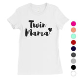 Twin Mama Womens Cotton Tee T-Shirt Funny Mother's Day Gift T-Shirt