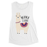 Mama Llama Womens Muscle T-Shirt