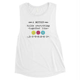 Mother Like Buttons Womens Muscle T-Shirt