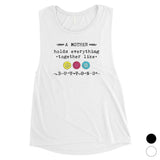 Mother Like Buttons Womens Muscle T-Shirt