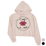 Creep It Real Womens Crop Hoodie
