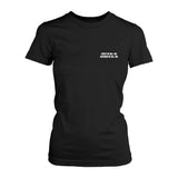 First Of All No Pocket T-shirt Halloween Tee Ladies Cute Shirt