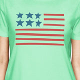USA Flag Cute American Flag Decorative Tee For Women Unique Gifts
