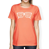 Summer Time Beach Party Womens Peach Shirt