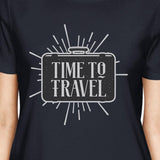Time To Travel Womens Navy Shirt