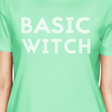 Basic Witch Womens Mint Shirt