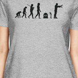 Zombie Evolution Womens Grey Shirt