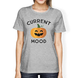 Pumpkin Current Mood Womens Grey Shirt