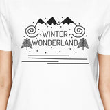 Winter Wonderland Womens White Shirt
