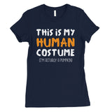 This Is My Human Costume Womens T-Shirt