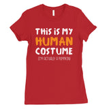 This Is My Human Costume Womens T-Shirt