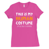 This Is My Human Costume Womens T-Shirt