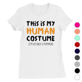 This Is My Human Costume Womens T-Shirt