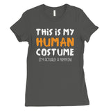 This Is My Human Costume Womens T-Shirt
