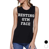 RGF Womens Cute Gym Tank Top Muscle Shirt Cute Workout Lovers Gifts