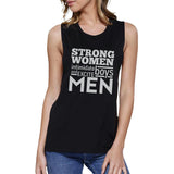 Strong Women Womens Cotton Gym Tank Top Muscle Shirt Graphic Tanks