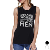Strong Women Womens Cotton Gym Tank Top Muscle Shirt Graphic Tanks