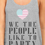 We The People Humorous Graphic Tank Top For Women 4th of July Tanks