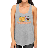 Pumpkin Spice Relationship Goals Womens Grey Tank Top