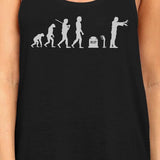 Zombie Evolution Womens Black Tank Top