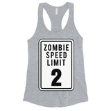 Zombie Speed Limit Womens Tank Top