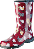 Principle Plastics Inc-Sloggers Womens Waterproof Comfort Boot- Navy Flower 8(Case of 6)