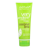 Alba Botanica Moisturizing Cream Shave For Men And Women Coconut Lime - 8 Fl Oz