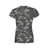 Women's Black Hex Camo T-Shirt
