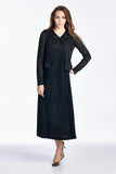 Women's Long Sleeve Cardigan with Sleeveless Maxi Dress Set