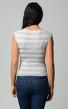 Women's Burnout Lurex Stripe Applique Top