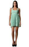 Women's Empire Waist Allover Lace Dress
