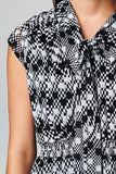 Women's Printed Tie Neck Dress