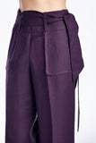 Larry Levine Side Tie Pants