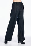 Larry Levine Side Tie Pants