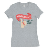 Mumbelievably Awesome Womens Mothers Day Tee Cute Mom Gifts T-Shirt