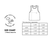 Adult-ish Womens Black Muscle Top Letter Printed Sleeveless Top