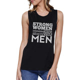 Strong Women Womens Cotton Gym Tank Top Muscle Shirt Graphic Tanks